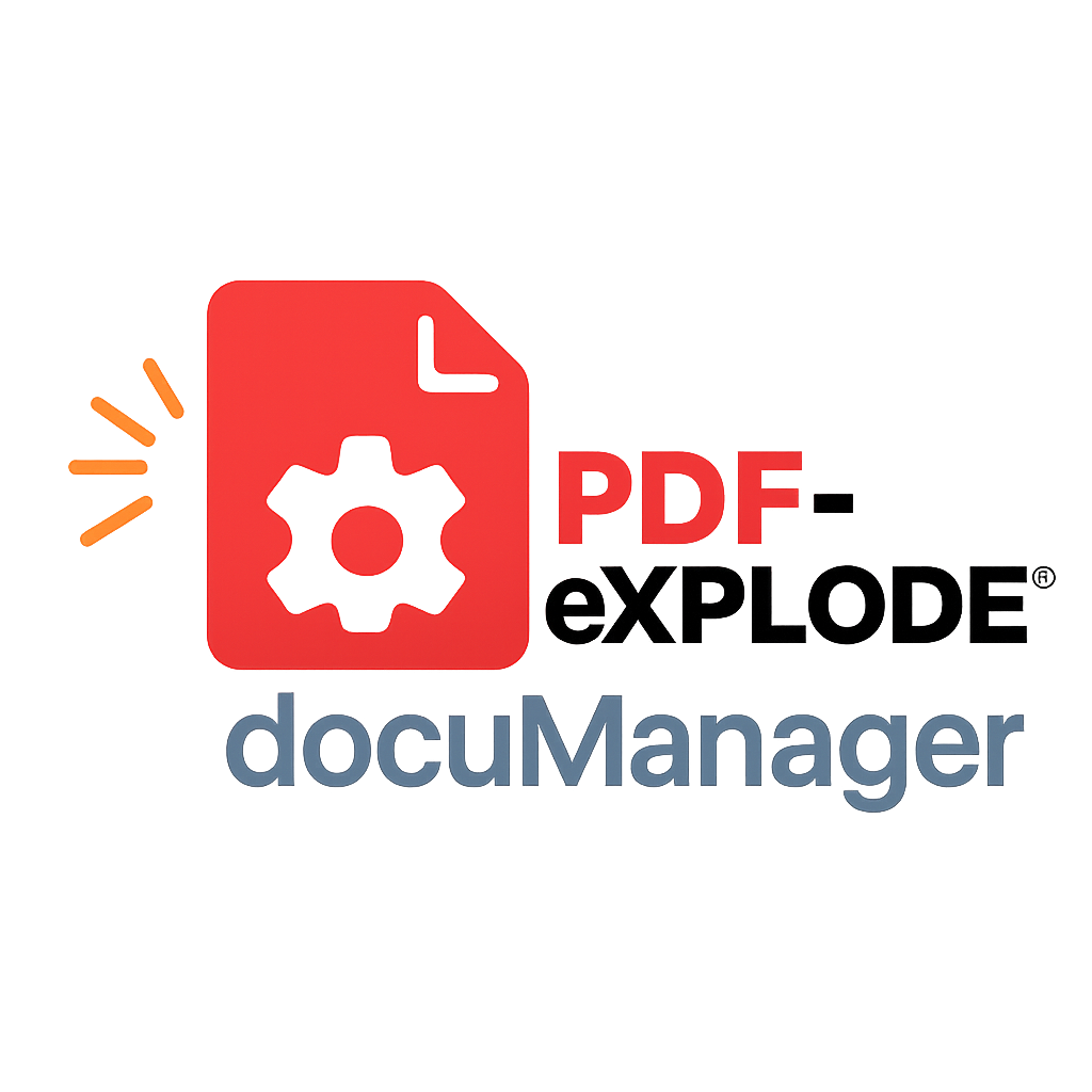 PDF-eXPLODE docuManager Logo